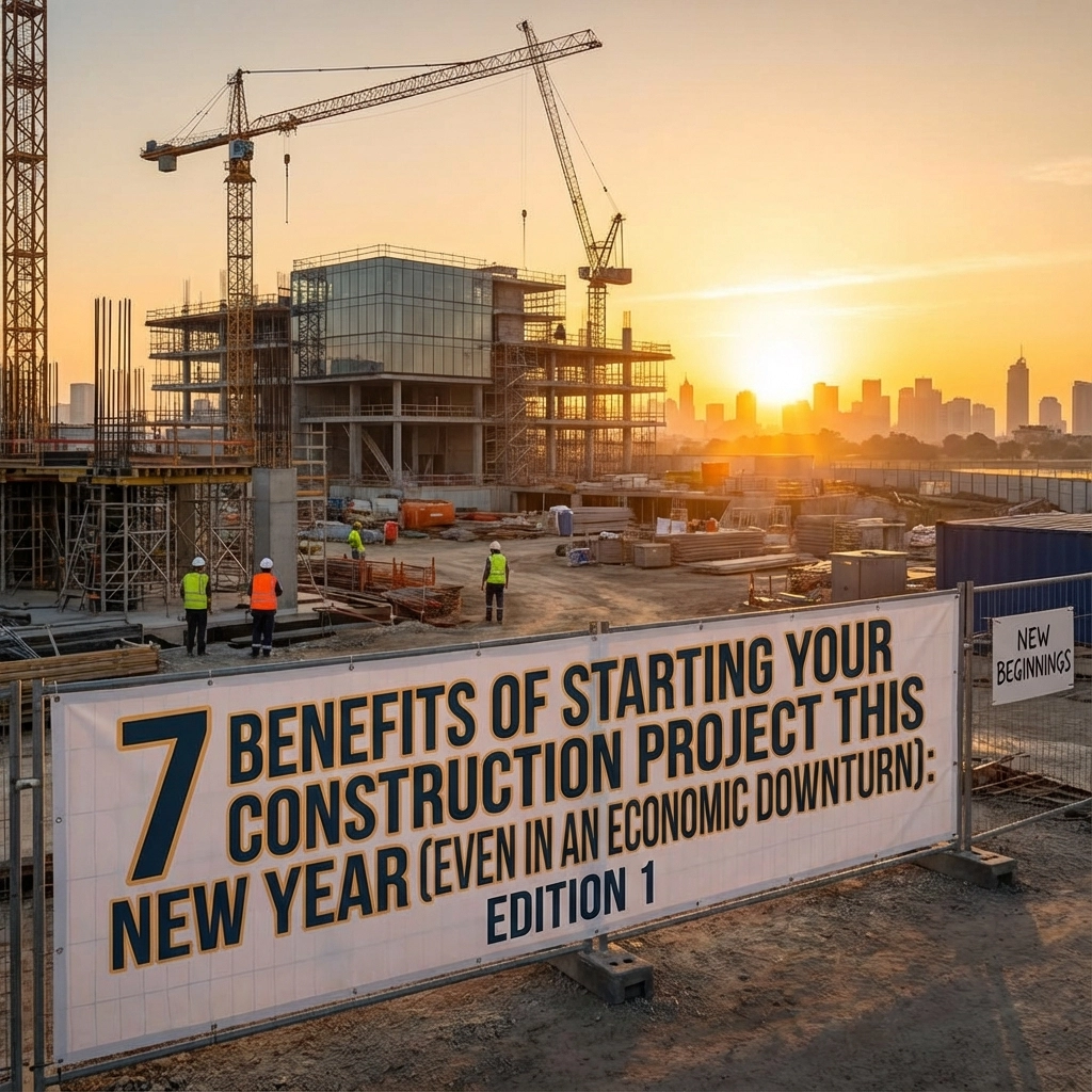 7 Benefits of Starting Your Construction Project This New Year (Even in an Economic Downturn): Edition 1
