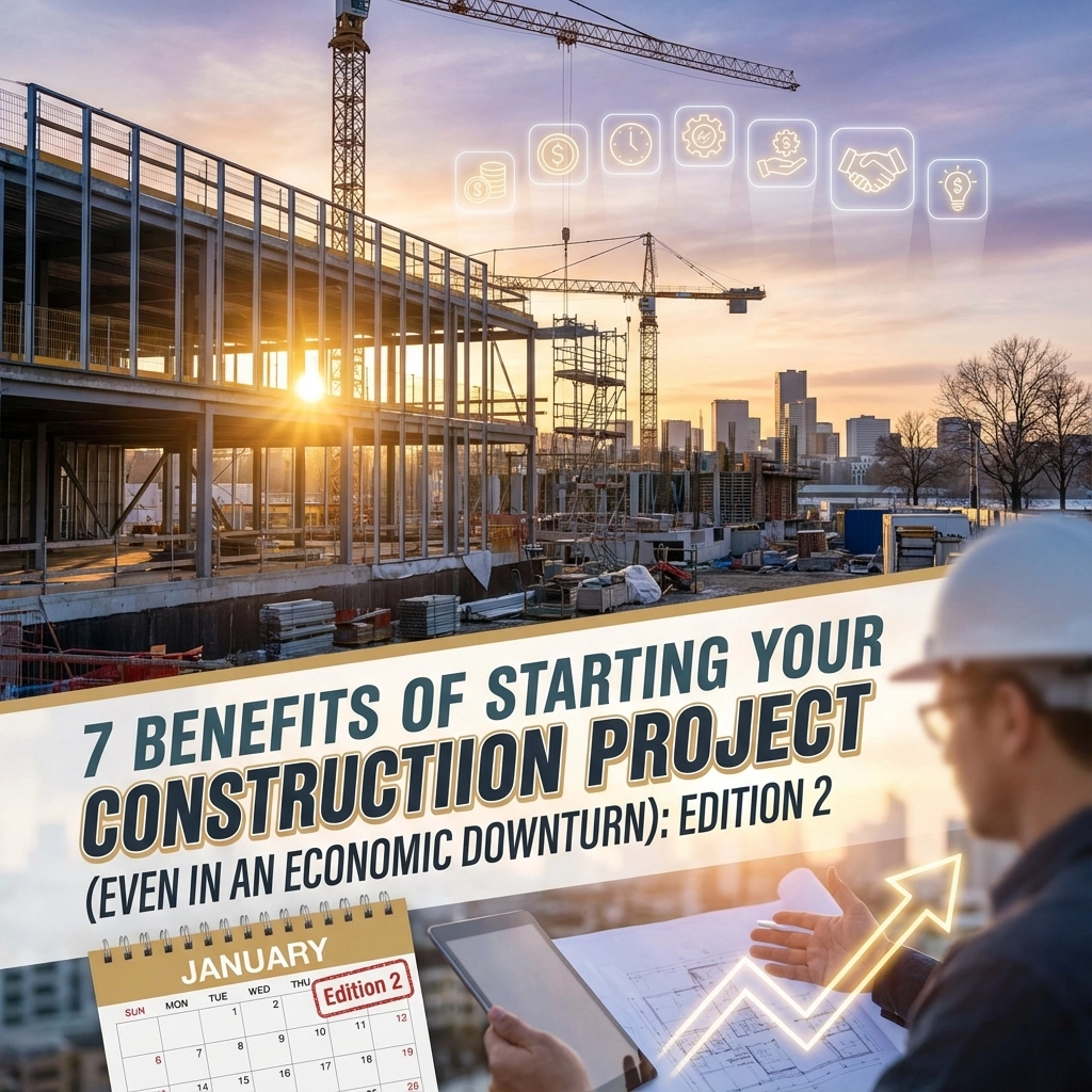 7 Benefits of Starting Your Construction Project This New Year (Even in an Economic Downturn): Edition 2