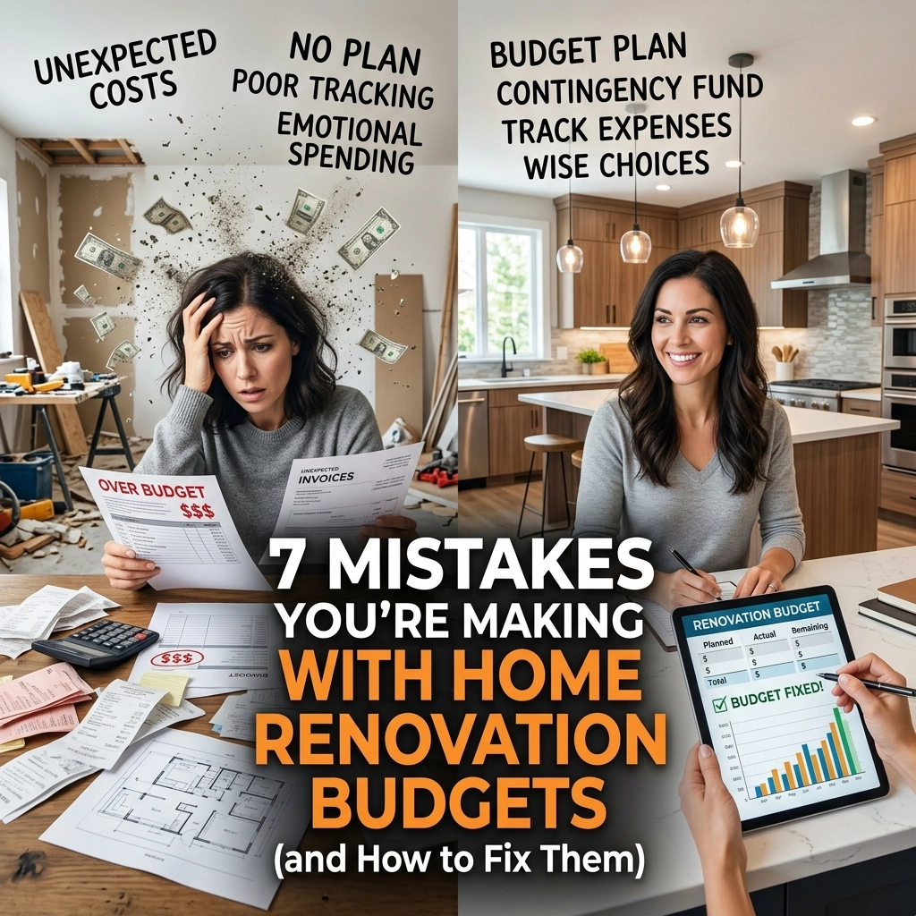 7 Mistakes You’re Making with Home Renovation Budgets (and How to Fix Them)